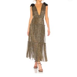 Ray Dress In Gold